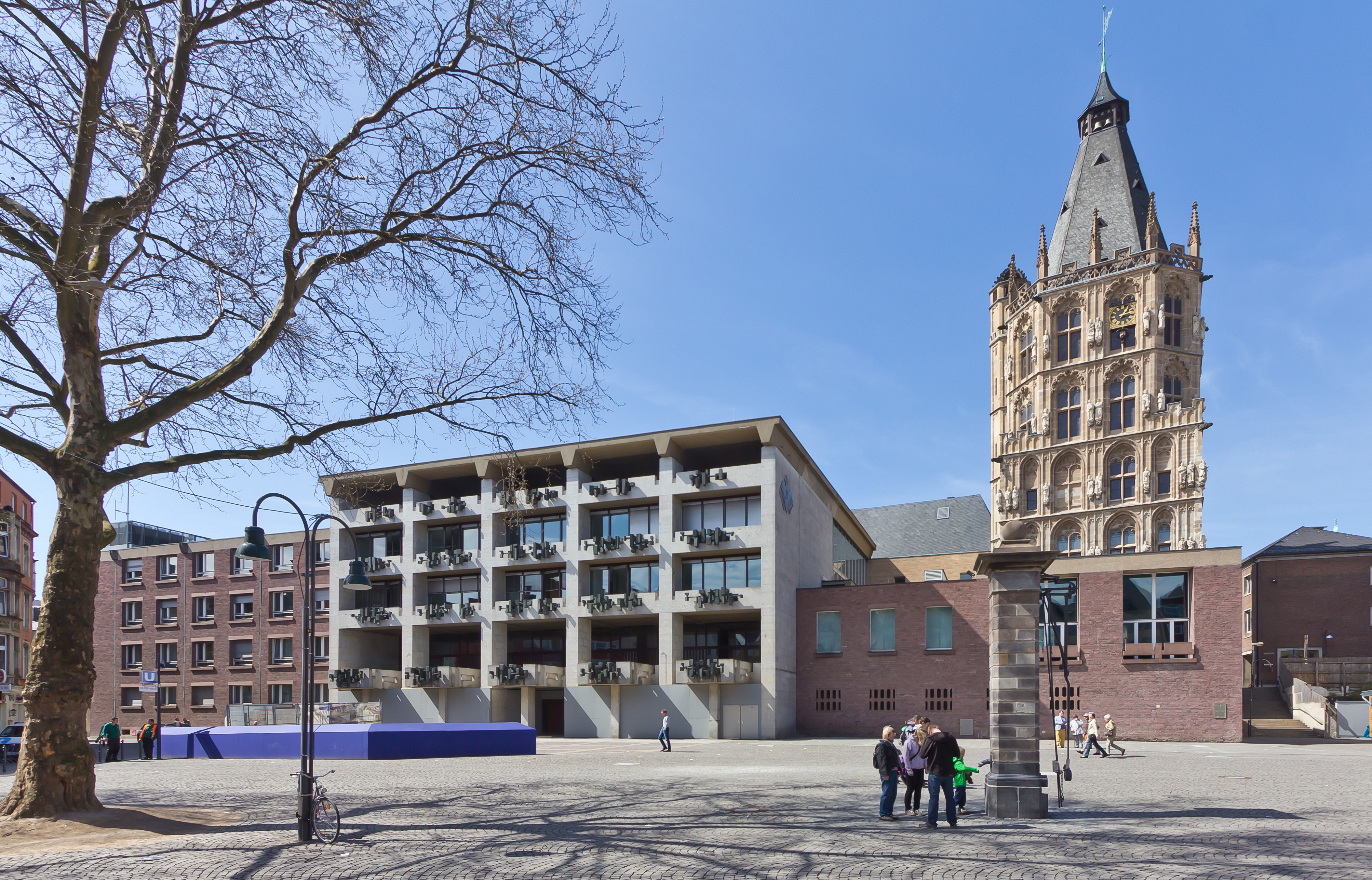 Das historische Rathaus in Köln