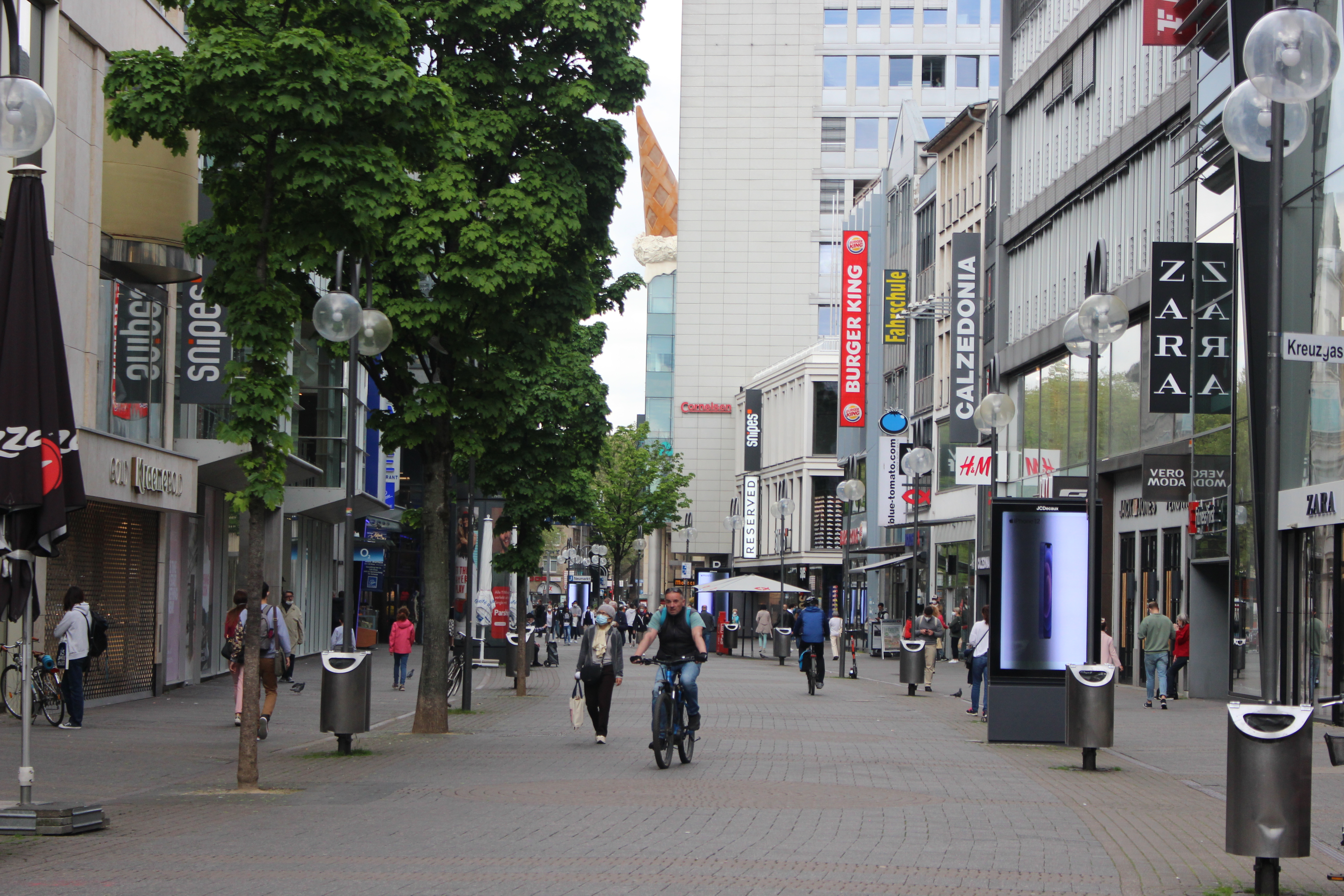 Die Schildergasse in Köln