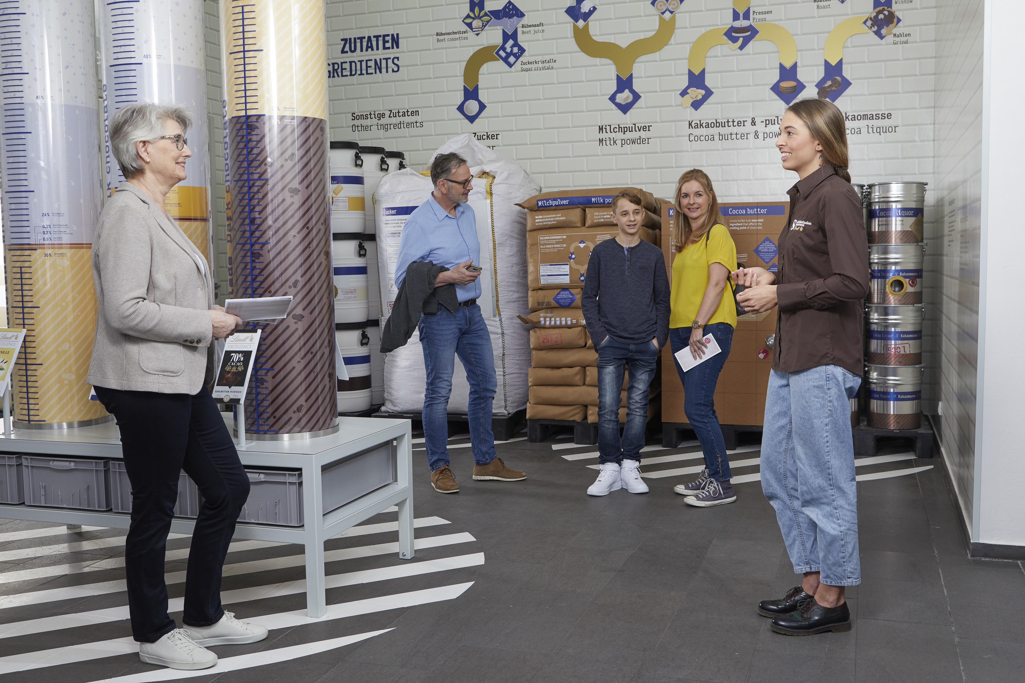 Eine Führung im Schokoladen-Museum