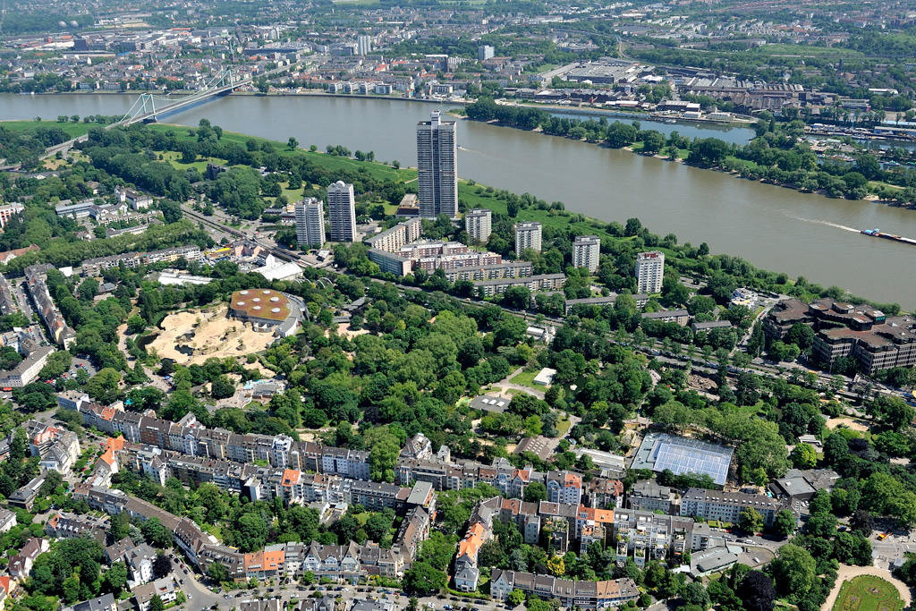 Der Kölner Zoo von oben